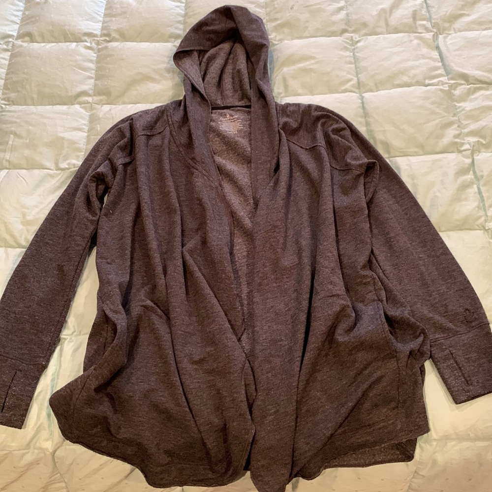 Dark gray cardigan